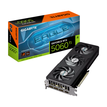 Gigabyte RTX 5060 Ti Eagle OC Max 8GB GDDR7 Graphics Card - Black