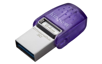 Kingston DataTraveler microDuo 3C 64GB USB3.2 Gen1 Type-A+C Flash Drive