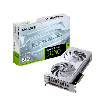 Gigabyte RTX 5060 Eagle OC ICE 8GB GDDR7 Graphics Card - White