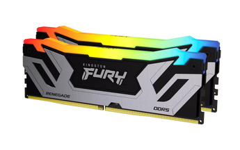 Kingston Fury Renegade RGB - 32GB x2 (64GB) , DDR5-6400MT/s , CL32 , Black