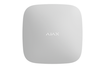 White AJAX ReX 2 Jeweller indoor radio signal range extender with photo verification for expanding Ajax security system coverage.