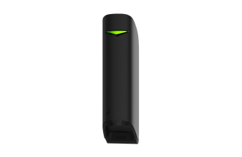 AJAX MotionProtection black wireless indoor motion detector for precise, narrow detection of movement near windows and doors. Part number AJAX-MP-CRT-B.