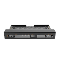 MikroTik RB4011 wall mount kit made of steel. Protects device and Ethernet ports from unauthorized access and damage.