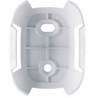 White plastic holder for the Ajax Security Button or DoubleButton, providing secure wall or surface mounting.