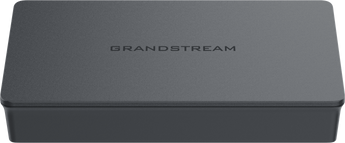 Grandstream GWN7700: 5-port unmanaged Gigabit Ethernet switch in a compact plastic case for desktop or wall mounting. Provides high-speed network connectivity.