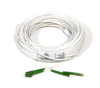 Acconet 60-meter uplink cable with LC-LC APC connectors for secure, single-mode fiber optic network links.