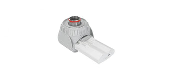 RF elements TwistPort Adaptor TPA-RM5 connecting a Ubiquiti Rocket M5 radio to a TwistPort waveguide antenna for enhanced wireless performance.
