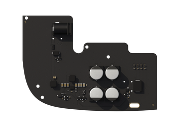 AJAX 6V DC PSU power converter. White electronic board for powering Hub 2, Hub 2 Plus, and ReX 2 security systems.