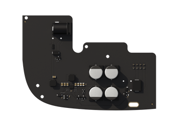 AJAX 6V DC PSU power converter. White electronic board for powering Hub 2, Hub 2 Plus, and ReX 2 security systems.