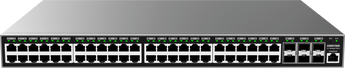 Grandstream GWN7806: 48-port Gigabit Ethernet switch with 6 10G SFP+ ports. Enterprise-grade, L2 managed network switch.