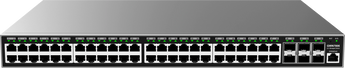 Grandstream GWN7806: 48-port Gigabit Ethernet switch with 6 10G SFP+ ports. Enterprise-grade, L2 managed network switch.