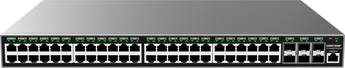 Grandstream GWN7806P: 48-port Gigabit Ethernet PoE+ switch with 6 SFP+ uplink ports, designed for enterprise-level network management.