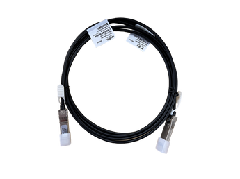 HPE Networking Instant On 10G SFP+ to SFP+ 1-meter direct attach copper cable for high-speed network connections.