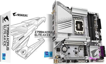 Gigabyte Z790M Aorus Elite AX ICE DDR5 Motherboard - LGA 1700, WiFi