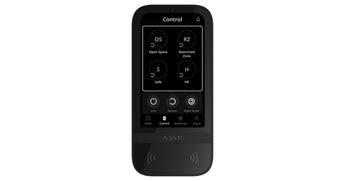AJAX Security - Black Wireless Keypad Touch Screen | AJAX-KP-TS-B