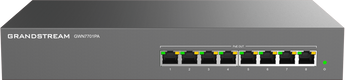 Grandstream GWN7701PA: 8-Port Gigabit Ethernet PoE unmanaged switch with 145W power budget for powering IP devices.