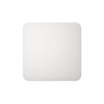 AJAX Security White SoloButton (1-GANG/2-Way) light switch. A smart light switch for controlling lights and home automation.