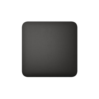 Black AJAX SoloButton (1-GANG/2-Way) for remote control of smart home devices and simulating presence.