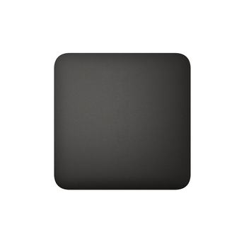 Black AJAX SoloButton (1-GANG/2-Way) for remote control of smart home devices and simulating presence.