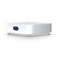 Compact Ubiquiti UniFi Express (UB-UX-EXP): WiFi 6 cloud gateway that manages UniFi devices or acts as a wireless mesh access point.
