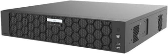 Uniview UNV PRIME AI Series NVR508-64E-IQ: 64-channel network video recorder with 8 SATA interfaces for up to 24TB per HDD.