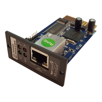 Acconet Rackmount UPS SNMP Module (AC-UPS-SNMP-R) providing remote monitoring and control capabilities for Acconet UPS systems.