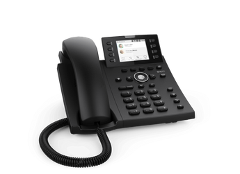 Snom D335 12-line desktop IP phone featuring a high-resolution color display, multiple function keys, and USB port for enhanced communication.