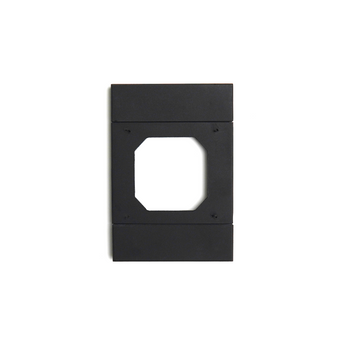Acconet IoT 4x2 Smart Wall Switch Adapter Plate, Black | AC-IOT-BP-B