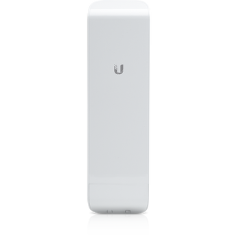 Ubiquiti NanoStation M2: Compact 2GHz radio with integrated antenna and POE injector for wireless network bridging and access.