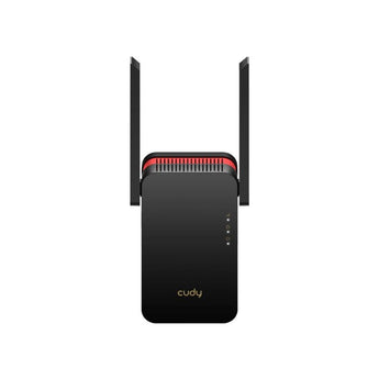 Cudy RE3000 WiFi 6 mesh range extender with gigabit port. Extends wireless network coverage for faster, more reliable internet.
