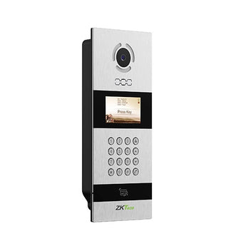 ZKTeco VEX-B21A: IP building video intercom console with facial recognition. Provides secure, modern access control for multi-tenant buildings.