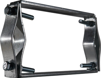 Parallel Offset Bracket MS-PC7-300: Steel U-bolt for mounting masts to wall brackets with a 300mm offset and fits 38-90mm poles.