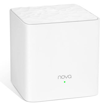 Tenda Nova TE-MW3-1 single mesh WiFi unit. Provides whole-home WiFi 5 coverage for seamless, reliable internet connectivity.