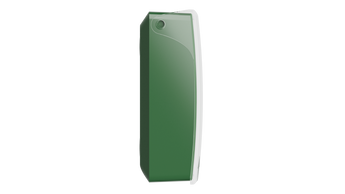 Green AJAX Security Manual Call Point (AJAX-CP-G) - a wireless, resettable emergency button for activating pre-programmed security scenarios.