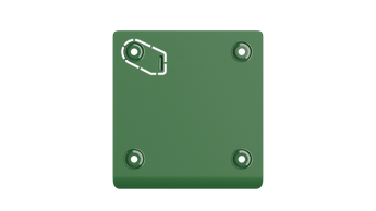 Green AJAX Security Manual Call Point (AJAX-CP-G) - a wireless, resettable emergency button for activating pre-programmed security scenarios.