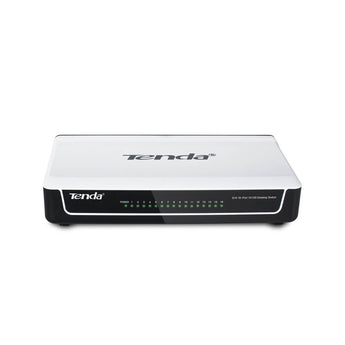 Tenda S16: 16-Port Fast Ethernet Desktop Switch. Provides fast, wired network connectivity for homes and small offices.