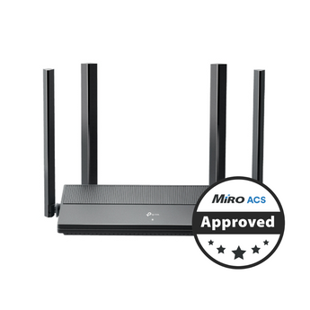 TP-Link EX141 AX1500 WiFi 6 router with Easy Mesh compatibility, providing fast, reliable, and expansive wireless internet coverage.