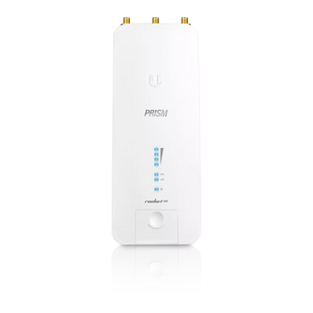 Ubiquiti UISP airMAX Rocket Prism 2AC 2GHz radio with included POE injector, designed for high-performance wireless networks.