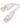 Acconet CAT6 0.5m UTP white patch cable with RJ45 connectors, moulded boots, for network connections. Short, durable flylead.