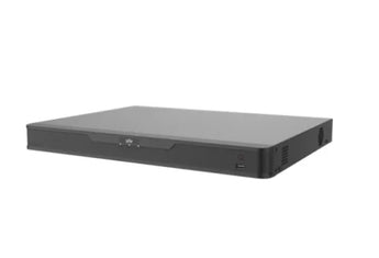 Uniview UNV EASY Series NVR304-32B-IQ: 32-channel network video recorder with four HDD slots for extensive video storage.