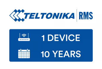 Teltonika RMS License, 1 device credit, valid for 10 years, enabling remote device management and monitoring.
