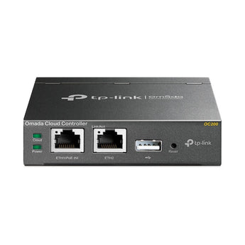 TP-Link OC200 Omada Cloud Controller. A compact hardware controller for centralized network management and easy cloud access. Features 2x FE ports.