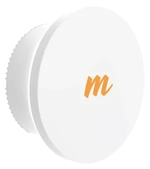 Mimosa B24 24GHz PtP backhaul radio providing gigabit, point-to-point wireless connectivity for networks. Compact, lightweight design.
