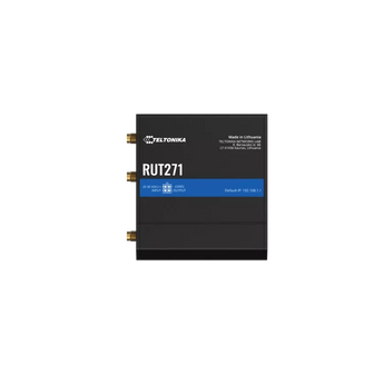 Teltonika RUT271 RedCap 5G Industrial Router. Compact, industrial grade, enabling 5G connectivity for IoT and M2M solutions.