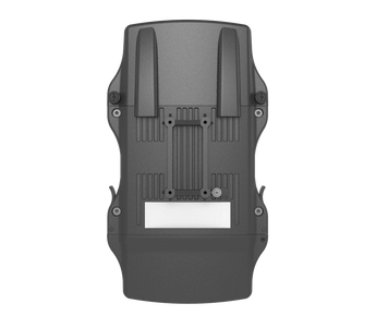 Rugged MikroTik NetMetal 5SHP AC outdoor WiFi router with aluminum enclosure, Gigabit Ethernet, SFP cage, and RP-SMA connector for wireless deployments.