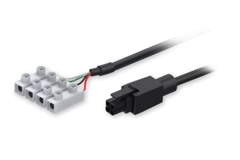 Teltonika PR2FK20M power cable with a 4-way screw terminal providing a secure power connection; 2000mm long.
