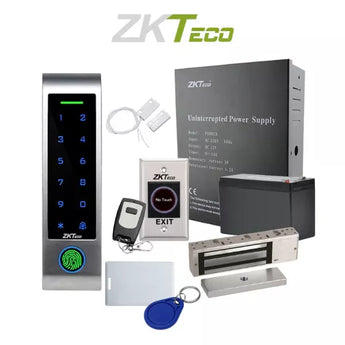 ZKTeco ZK-MK-V1-KIT access control device. Zinc alloy, IP66 rated for weather resistance. Used for secure, standalone entry management.