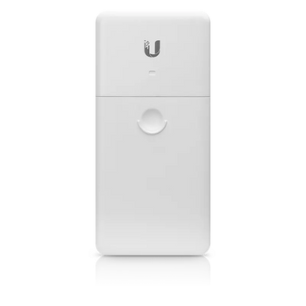 Ubiquiti NanoSwitch N-SW: Outdoor 4-port Gigabit switch with 3 PoE out ports for powering devices via 24V passive PoE.