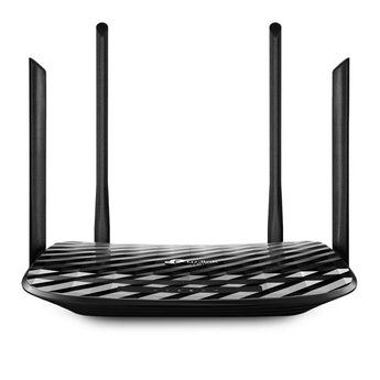 TP-Link EC225-G5 dual-band Wi-Fi 5 router with MU-MIMO, providing fast 1300Mbps speeds for multiple devices.
