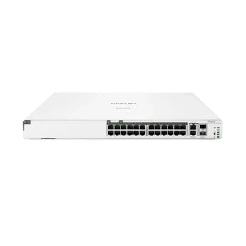 HPE Instant On 1960 8-port Gigabit PoE switch with 2x10GbE and 2xSFP+ ports, providing 480W PoE for powering devices.